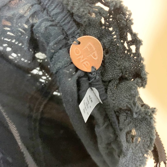 Free People One Women's Shailee Texture Layered Slipdress Mini Dress Size Medium - Picture 7 of 8